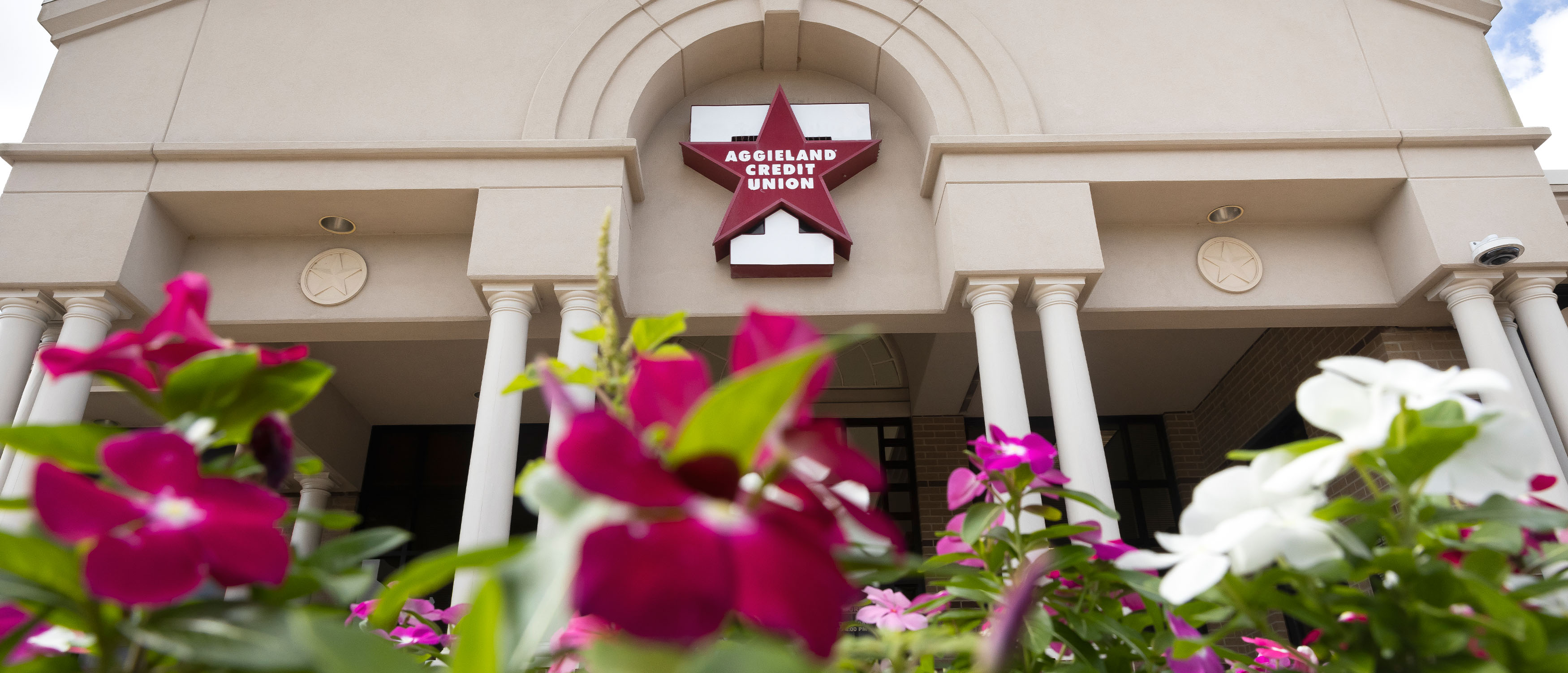 The Aggieland Credit Union building in College Station